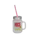 Frosted Glass Mason Jar