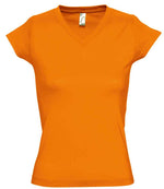 SOL'S Ladies Moon V Neck T-Shirt Orange