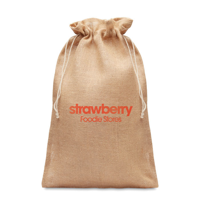 Branded Large jute gift bag