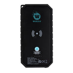 Branded RCS recycled plastic Solar powerbank with 10W Wireless