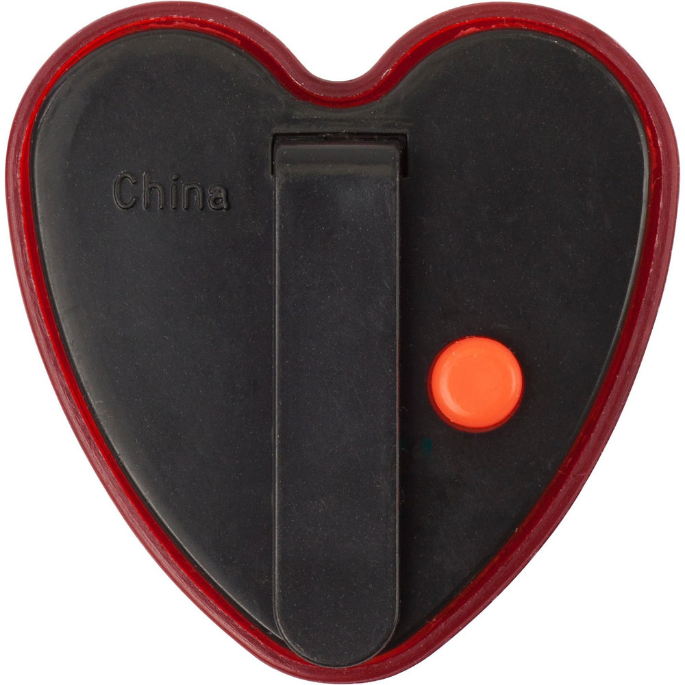 Branded Auchry Heart shaped safety light