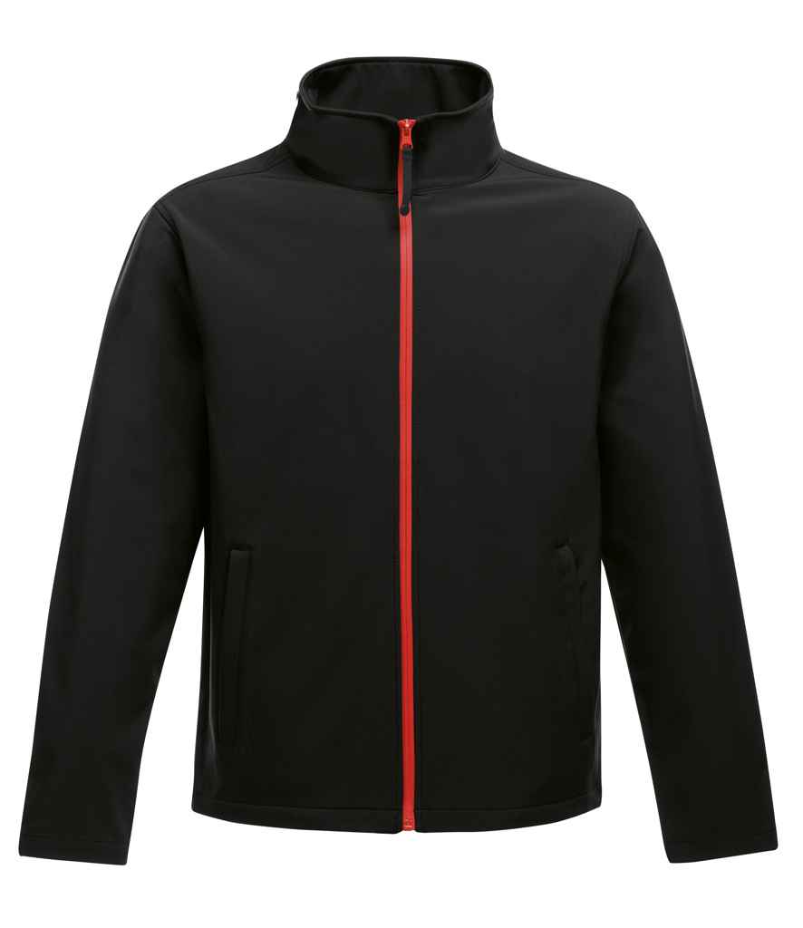 Regatta Ablaze Printable Soft Shell Jacket Black/Classic Red