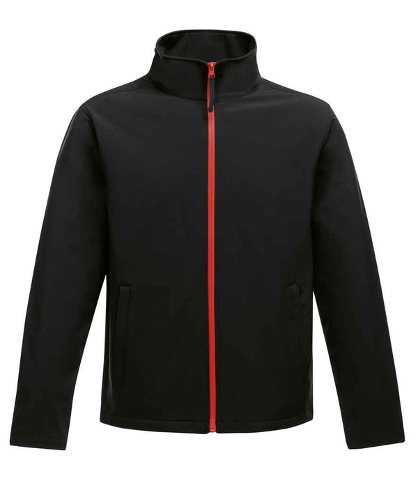 Regatta Ablaze Printable Soft Shell Jacket Black/Classic Red