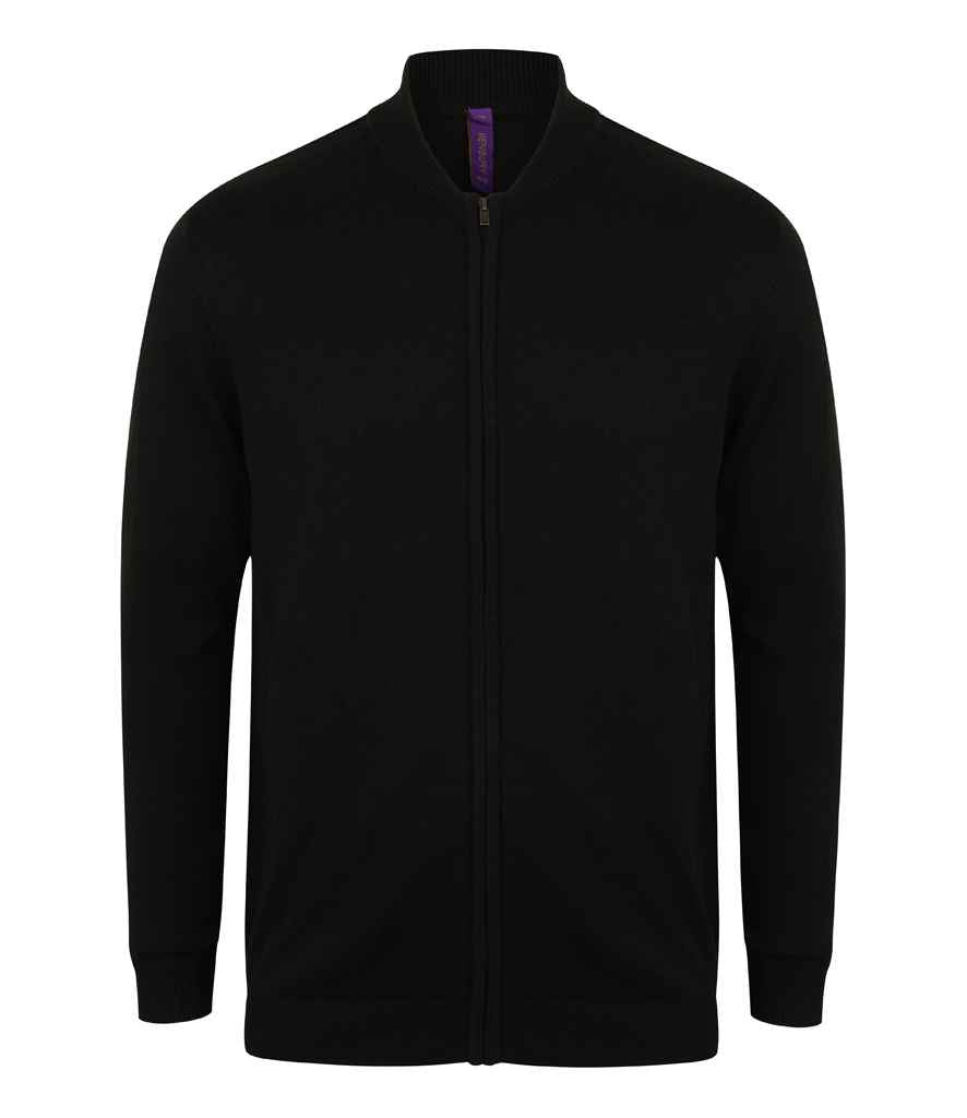 Branded Henbury Unisex Zip Through Cardigan