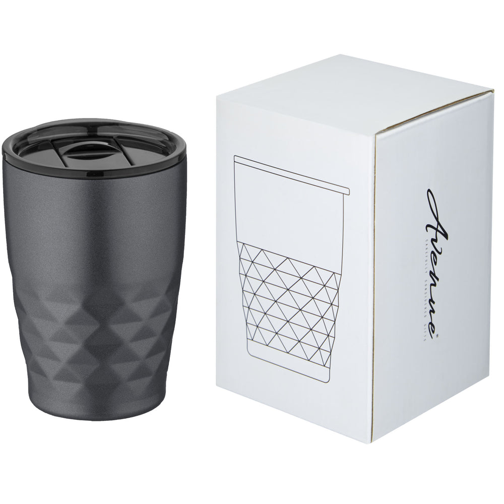 Branded Geo 350 ml copper vacuum insulated tumbler