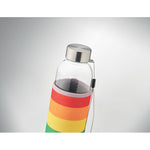 Glass bottle in pouch 500ml Multicolour