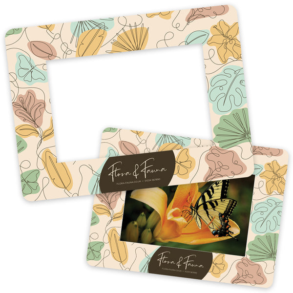 Large Card Photo Frame Printed in Full Colour.
