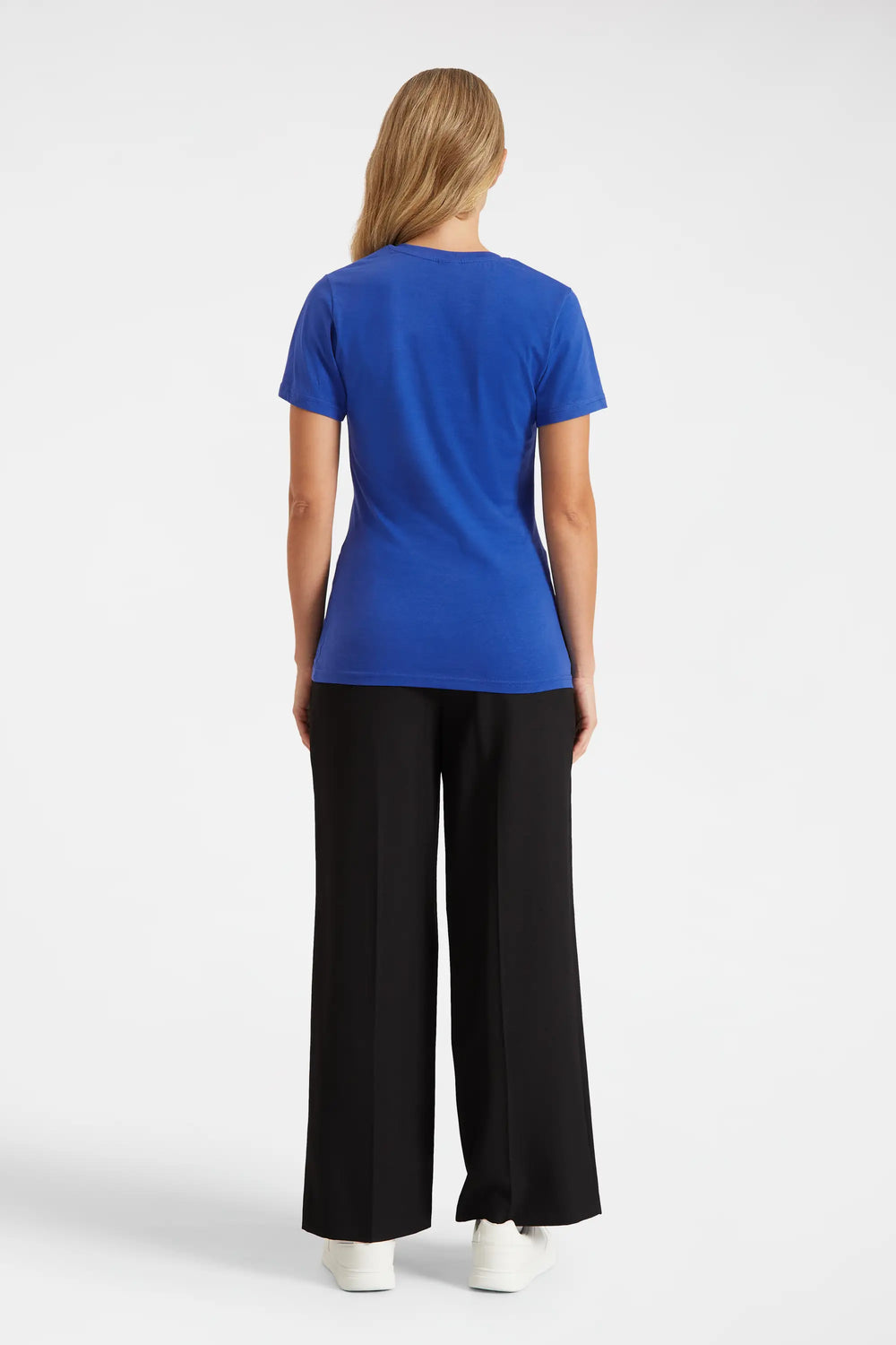 Ladies Classic V Neck T Shirt