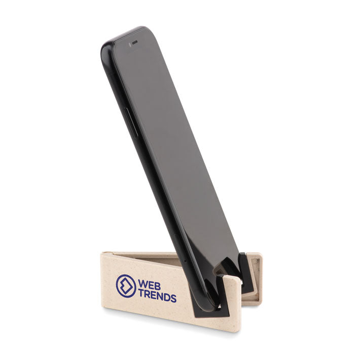 Branded Phone holder bamboo fibre/PP