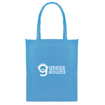 Branded Eco Friendly non woven PP long handled shopper with gusset