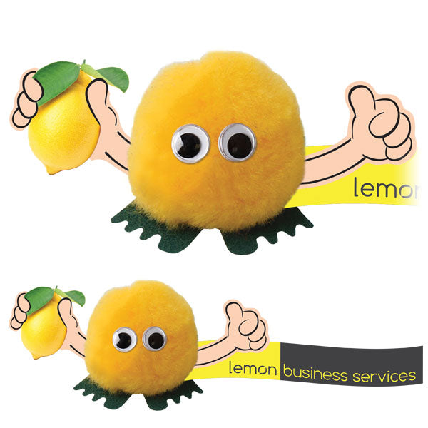 Food Themed Logobug Handholders Lemon Handholder