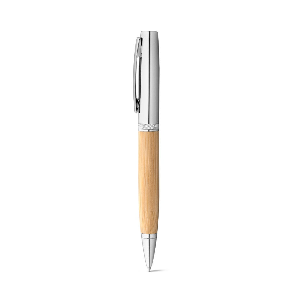 FUJI. Bamboo and metal ball pen with ABS case
