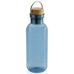 GRS RPET bottle with bamboo lid and handle