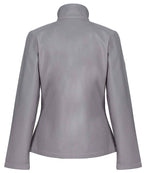 Regatta Ladies Ablaze Printable Soft Shell Jacket Rock Grey/Black