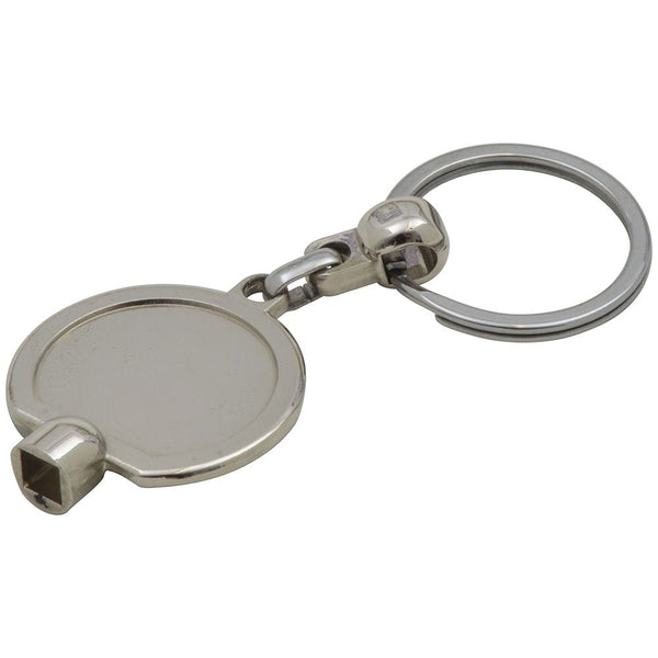 Branded Radiator Bleeding Keyring with Epoxy Dome