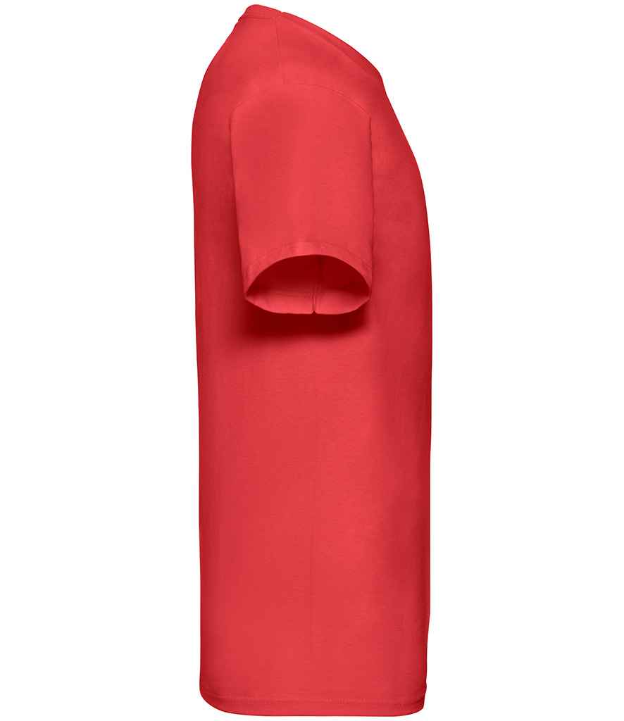 Fruit of the Loom V Neck Value T-Shirt Red