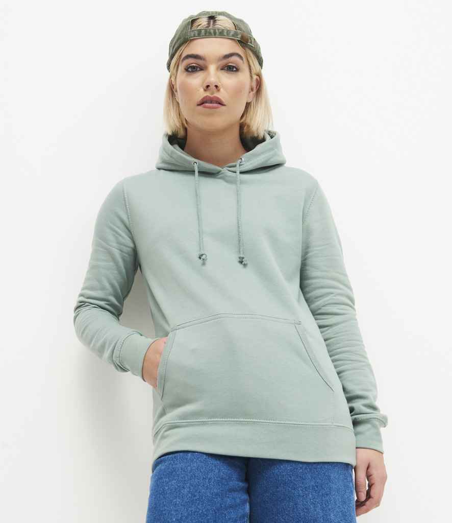 AWDis Ladies College Hoodie Dusty Green