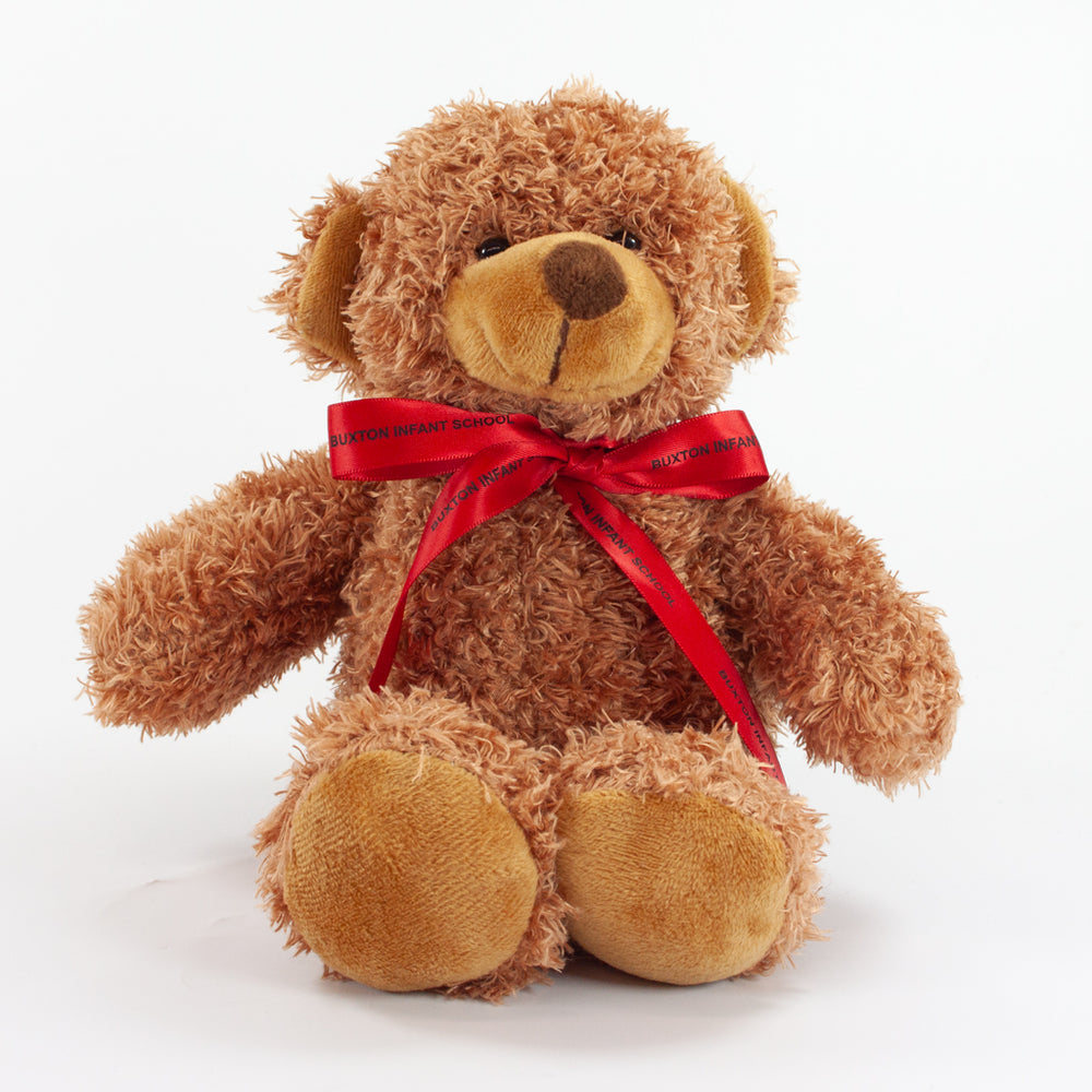Bow Bear II 20cm Barney Bear, Chestnut