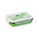 SAFFRON. Lunch Box. Retractable hermetic box in silicone and PP 640 mL