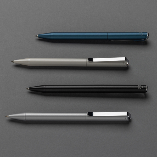Branded Xavi RCS certified recycled aluminium pen