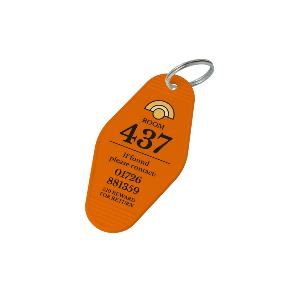 Retro Hotel Keyring