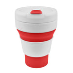 Branded Pocket Cup 355ml collapsible silicone body cup