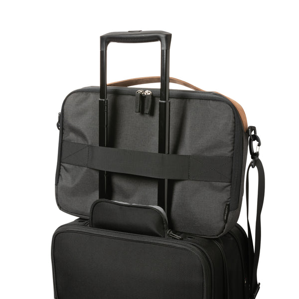 Branded Impact AWARE™ 300D two tone deluxe 15.6" laptop bag