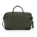 Branded Kezar AWARE™ 500 gsm recycled canvas deluxe weekend bag