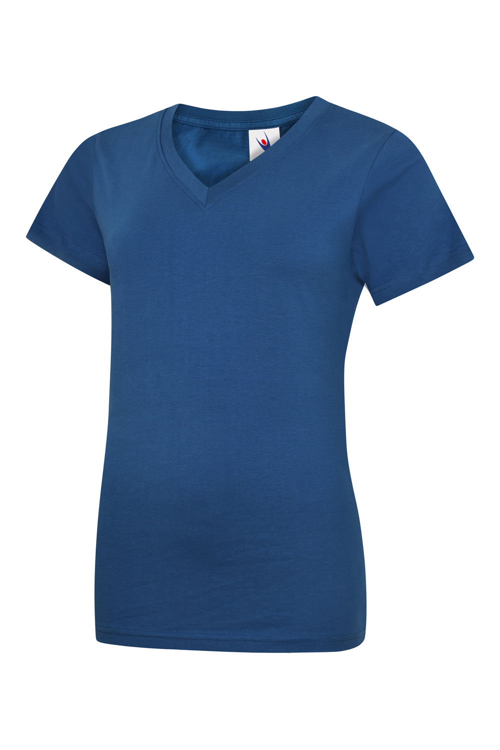 Branded Ladies Classic V-Neck T-Shirt