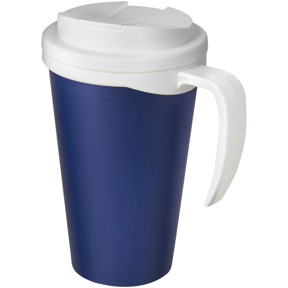 Branded Americano® Grande 350 ml mug with spill-proof lid