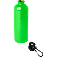 Oregon 750 ml RCS certified single wall stainless steel water bottle with carabiner