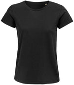 SOL'S Ladies Crusader Organic T-Shirt Deep Black