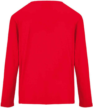 SOL'S Ladies Monarch Long Sleeve T-Shirt Red