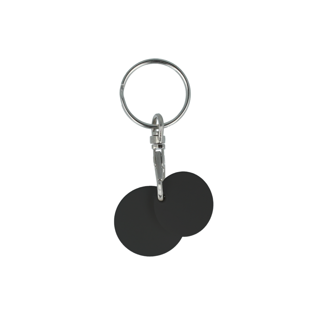 Multi Euro Trolley Coin Keyring