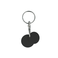 Multi Euro Trolley Coin Keyring