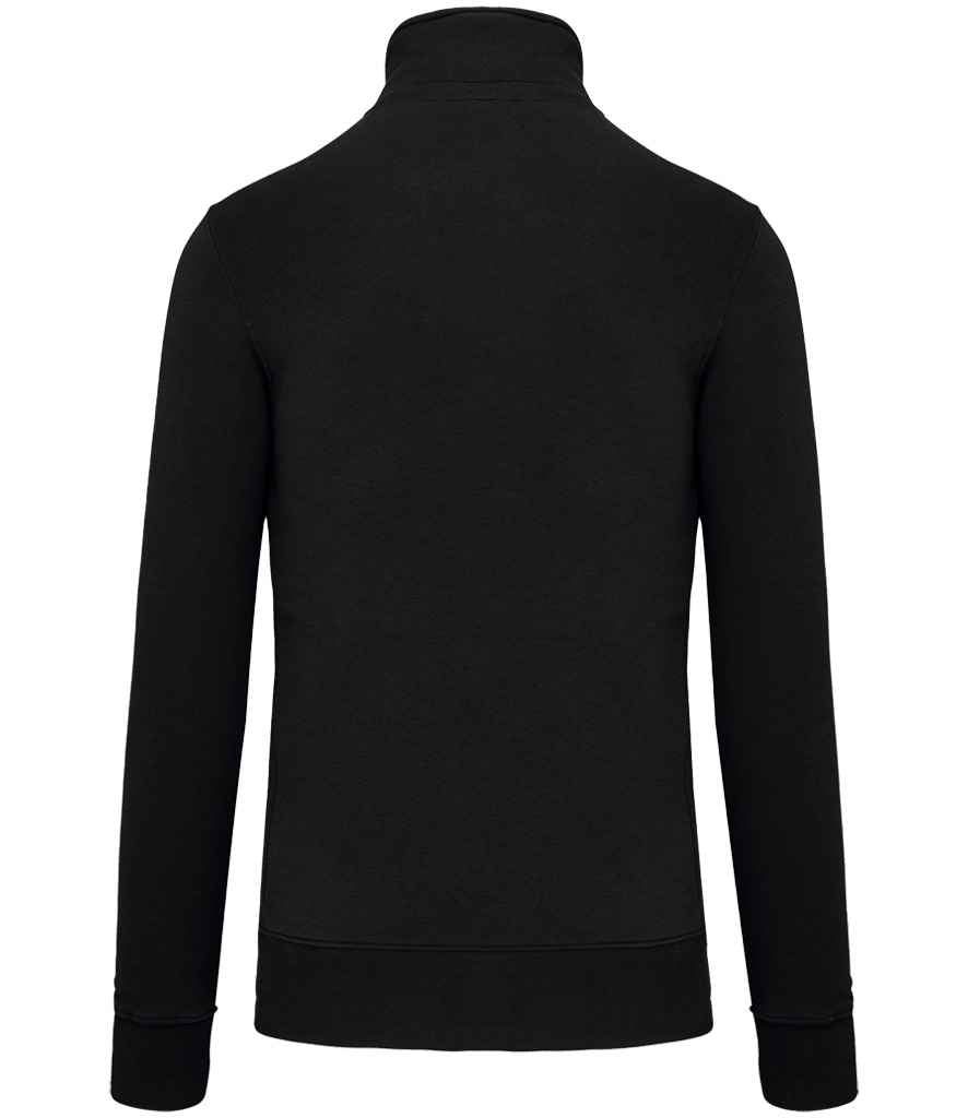 Kariban Zip Neck Sweatshirt Black