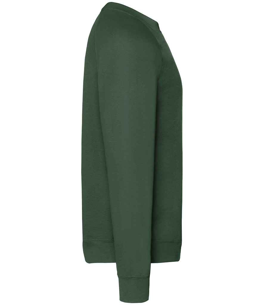 Fruit of the Loom Classic Raglan Sweatshirt Bottle Green
