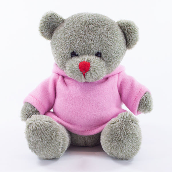Coloured Hoodie Bear 15cm Red Nose Bear