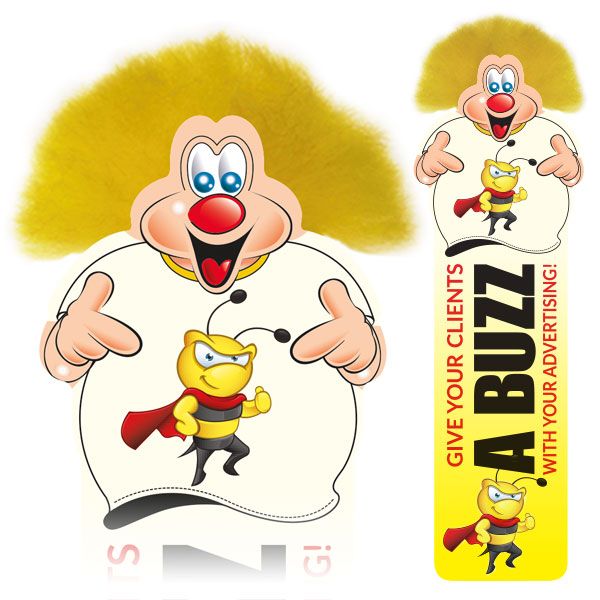 Fun Adman Characters Adman Bookmark