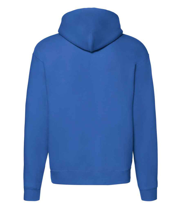 Fruit of the Loom Premium Zip Hooded Sweatshirt Royal Blue