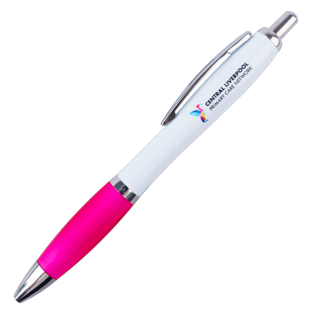 Branded Curvy Ball Pens