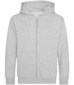 AWDis Kids Zoodie Heather Grey