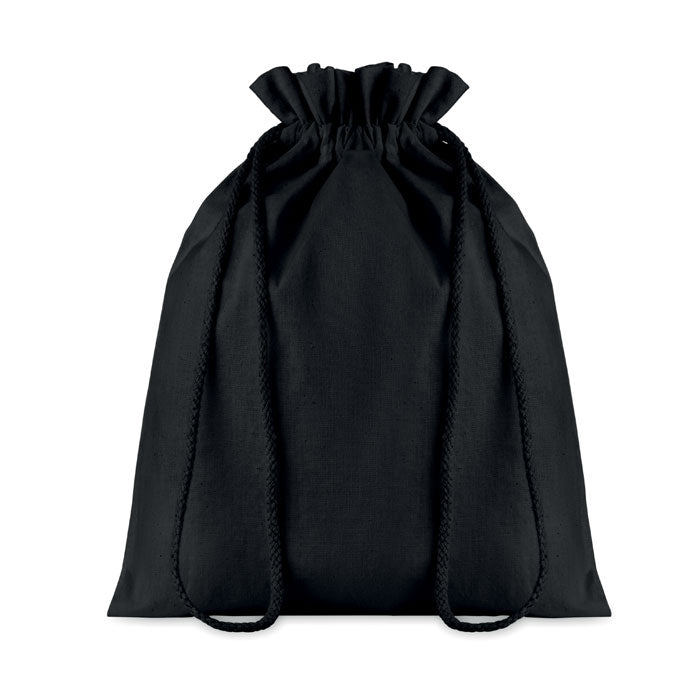 Branded Medium Cotton draw cord bag