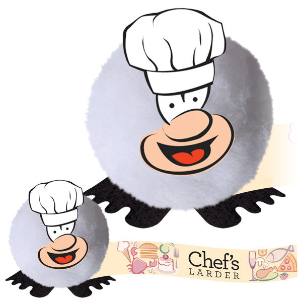 Logobugs Card Face Chef Character