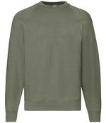Fruit of the Loom Classic Raglan Sweatshirt Classic Olive