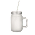 Frosted Glass Mason Jar