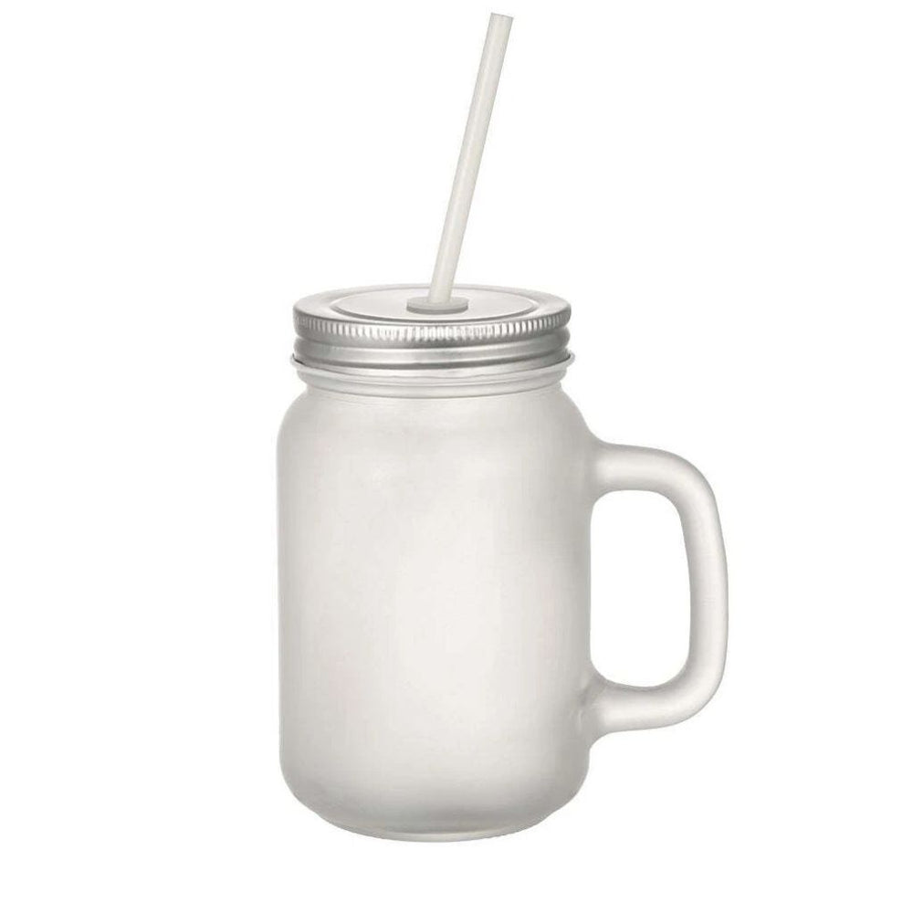 Frosted Glass Mason Jar