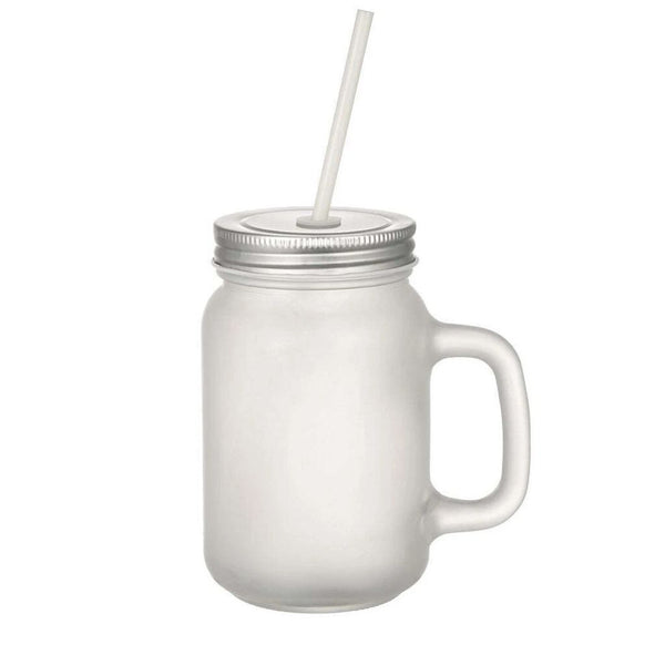 Frosted Glass Mason Jar