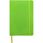 Spectrum A5 hard cover notebook Lime