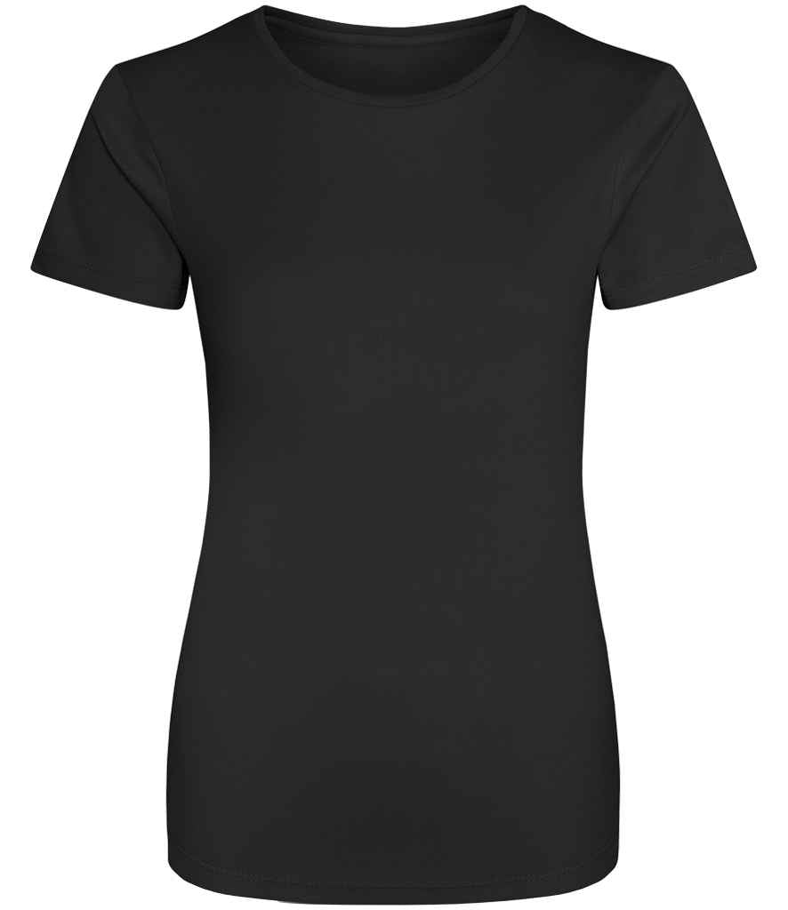 AWDis Ladies Cool T-Shirt Jet Black